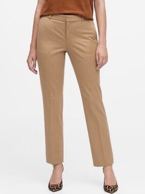 🤎  BANANA REPUBLIC women’s pants ryan fit size 12 brown classic straight leg